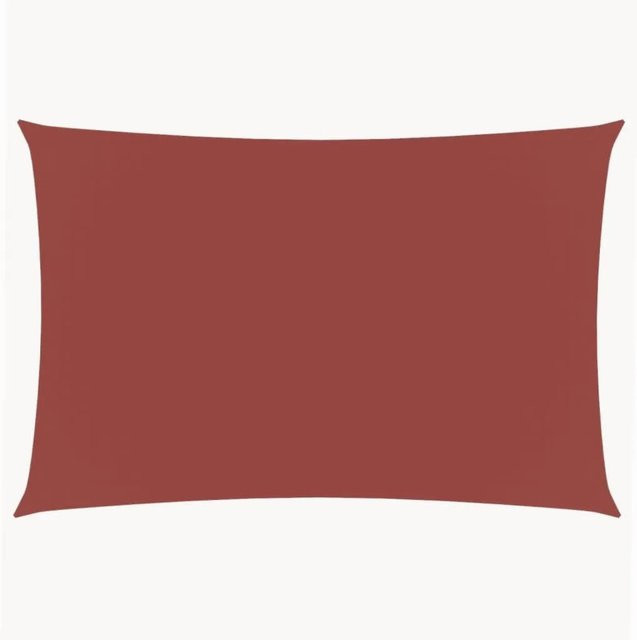 Furnicato Sonnensegel aus PU-beschichtetem Oxford-Gewebe, rechteckig, Terrakotta-rot, Breite: 450 cm, Länge: 200 cm - Bild 1