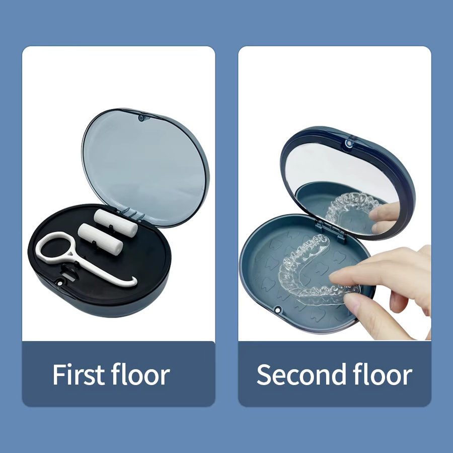 YOUYA DENTAL Aligner Case, Zahnschienen Organizer, Tragbar - Bild 2