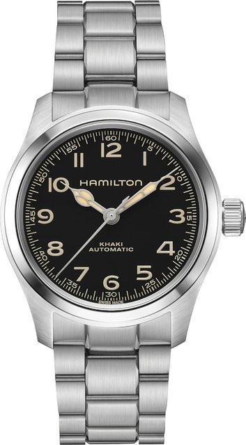 Hamilton Herrenuhr Khaki Field Murph, Automatik, Edelstahl, 38 mm, Schwarz - Bild 1