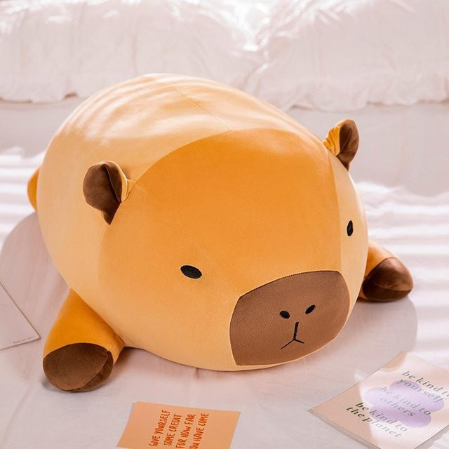 Yiran toy Capybara Plüschkissen, Braun, ab 14 Jahren - Bild 1