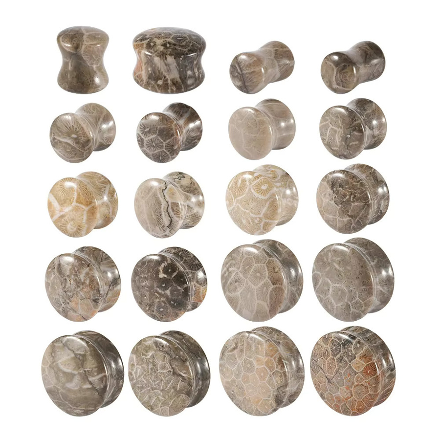 Fossil Ohrstecker, Jade, Beige, Unisex - Bild 3