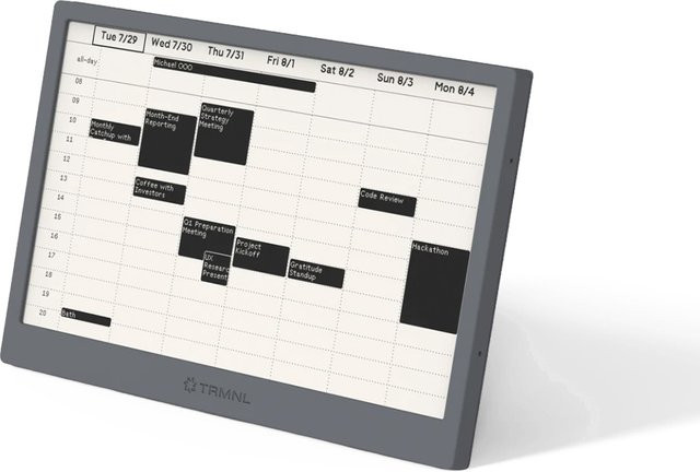 TRMNL Original Smartes E-Ink Display 7,5 Zoll mit Battery Upgrade in Grau - Bild 1