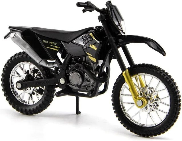 Yiran toy 1 450 SX-F Motorrad Figur 1:18 Modellauto schwarz 7-12 Jahre - Bild 1