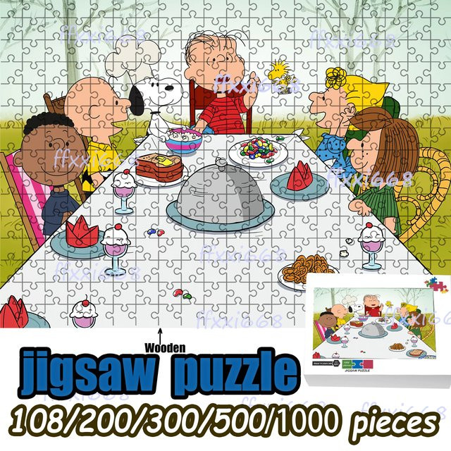 Funko Snoopy Holzpuzzle, ab 14 Jahren - Bild 1