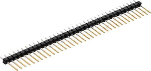 Molex Stiftleiste Standard 22284367 Bulk in Schwarz mit Goldkontakten - Bild 1