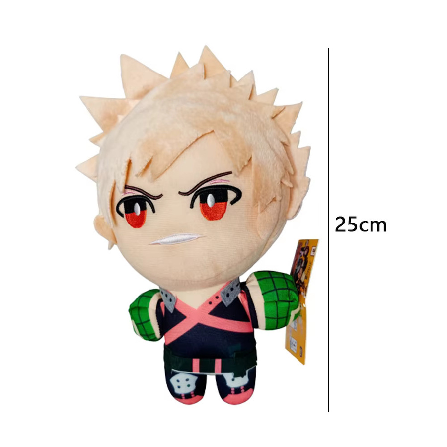 Bandai MHA Midoriya Izuku, Bakugou Katsuki, Todoroki Shouto, Plüschtier, 25cm - Bild 3