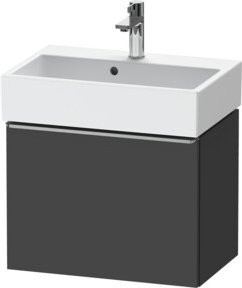 Duravit Waschtischunterschrank D-Neo Compact in Grau, B/T/H: 58,4 x 37,2 x 44 cm - Bild 1