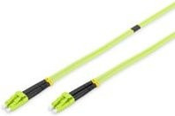 Digitus LWL Patchkabel Duplex LC auf LC Multimode OM5 50/125 µm grün - Bild 1