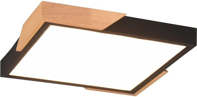 Reality LED-Deckenleuchte Meta, 1-flammig, Schwarz, Durchmesser: 31,5 cm - Bild 1