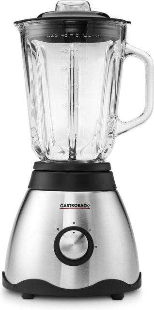 Gastroback 40999 Vital Mixer Standmixer aus Edelstahl und Glas in Silber - Bild 1