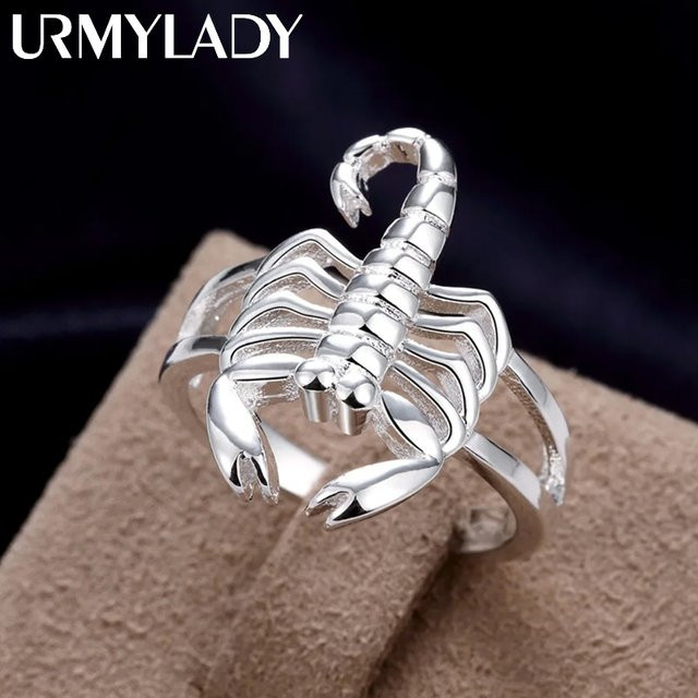 Ring Skorpion, 925 Silber, Damen - Bild 1