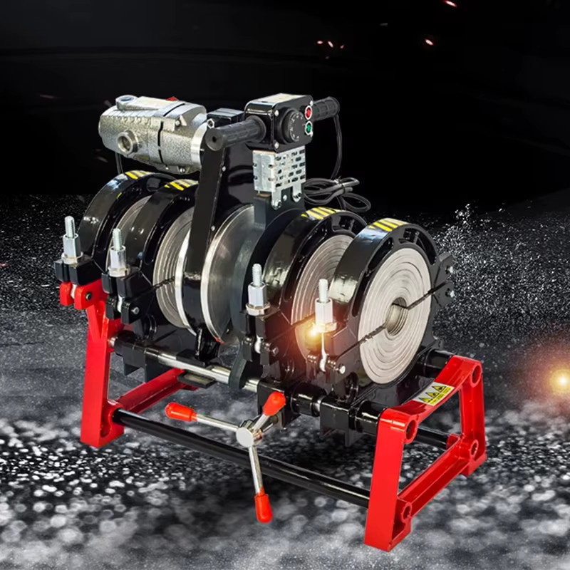 LZHZXY Stumpfschweißmaschine für PE PPR PB PVDF HDPE mit Schraubenverschluss, Durchmesser 63-200mm, Mehrfarbig - Bild 2