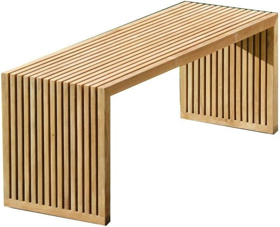 Jan Kurtz Tivoli Bank aus Teakholz in Braun für Garten und Wohnzimmer - Bild 1