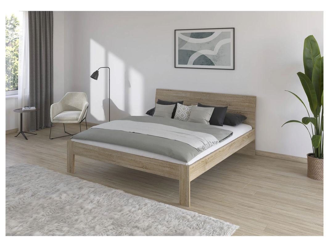 RAUCH BLUE Flexx Bett Alabama in Eiche Sonoma Dekor, Farbe Braun, B/T/H: 180 x 200 x 220 cm - Bild 2