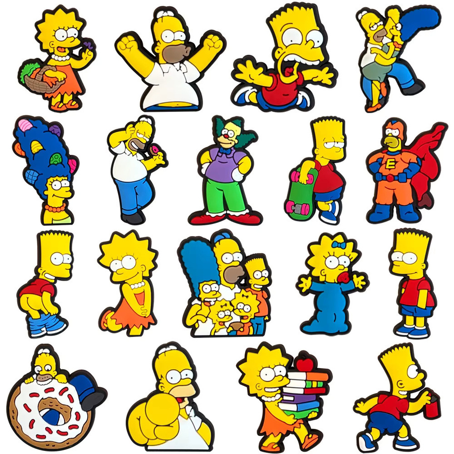 Hot Toys Schuh-Charms, Simpsons, PVC, Unisex - Bild 2