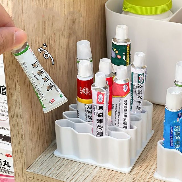 Silikon Kosmetik Organizer und Stifthalter in Weiß für deinen Schreibtisch - Bild 1