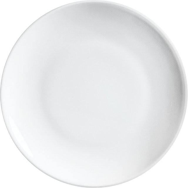 VEGA Teller Optimus flach, 6er Pack, weiß, Porzellan, Durchmesser: 15 cm - Bild 1