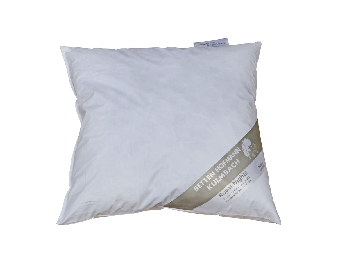 Betten Hofmann Sibiria Kopfkissen aus sibirischer Wildgans, Farbe: Weiß, B/T/H: 40 x 40 x 0 cm - Bild 1