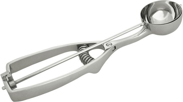 Schneider Eisportionierer aus Edelstahl in Silber, Länge: 24,5 cm, Durchmesser: 5,3 cm - Bild 1