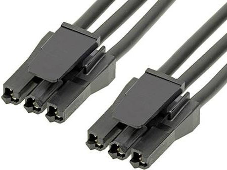 Molex Buchsengehäuse-Kabel Schwarz 3-polig 2160101033 - Bild 1