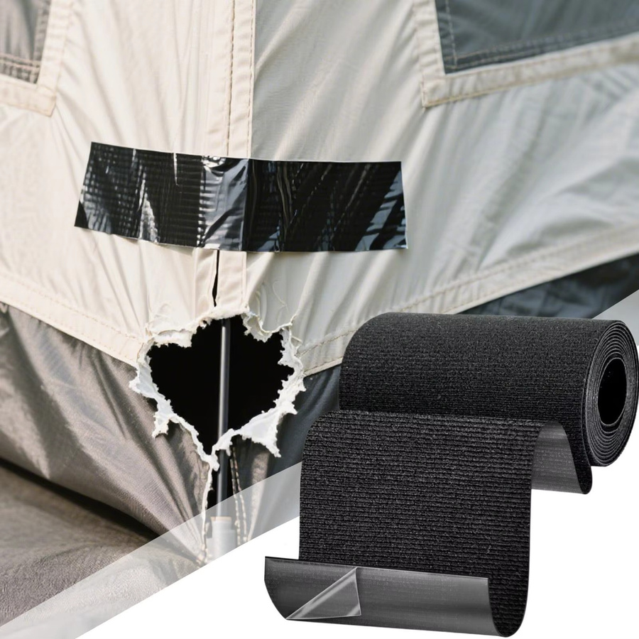 Selbstklebendes Stoffband in Schwarz für Kleidung, Polsterung, Markisen und Möbel - Bild 2