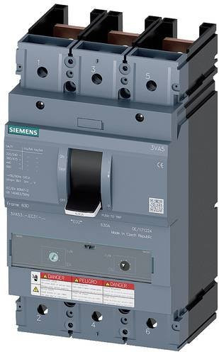 Siemens 3VA5335-6EC31-0AA0 Leistungsschalter in Grau mit einem Einstellbereich von 350 - 350A und einer Schaltspannung von max. 600 V/AC oder 500 V/DC - Bild 1