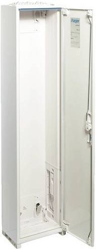 Hager ZB41S Zählerschrank Aufputz aus Stahl in Weiß B: 30,0 cm, H: 125,0 cm, T: 20,5 cm - Bild 1