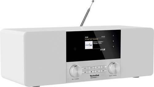 TechniSat DIGITRADIO 4C Tischradio mit DAB+, UKW und Bluetooth in Weiß - Bild 1