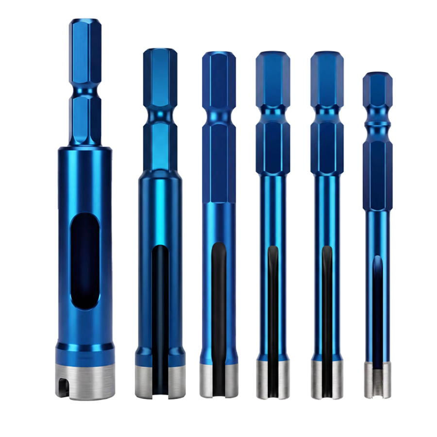 ACFAN Gesinterte Diamantbohrer Lochsäge mit Sechskantschaft für Fliesen, Glas, Marmor und Granit, Blau, Durchmesser: 6,0 mm - Bild 6