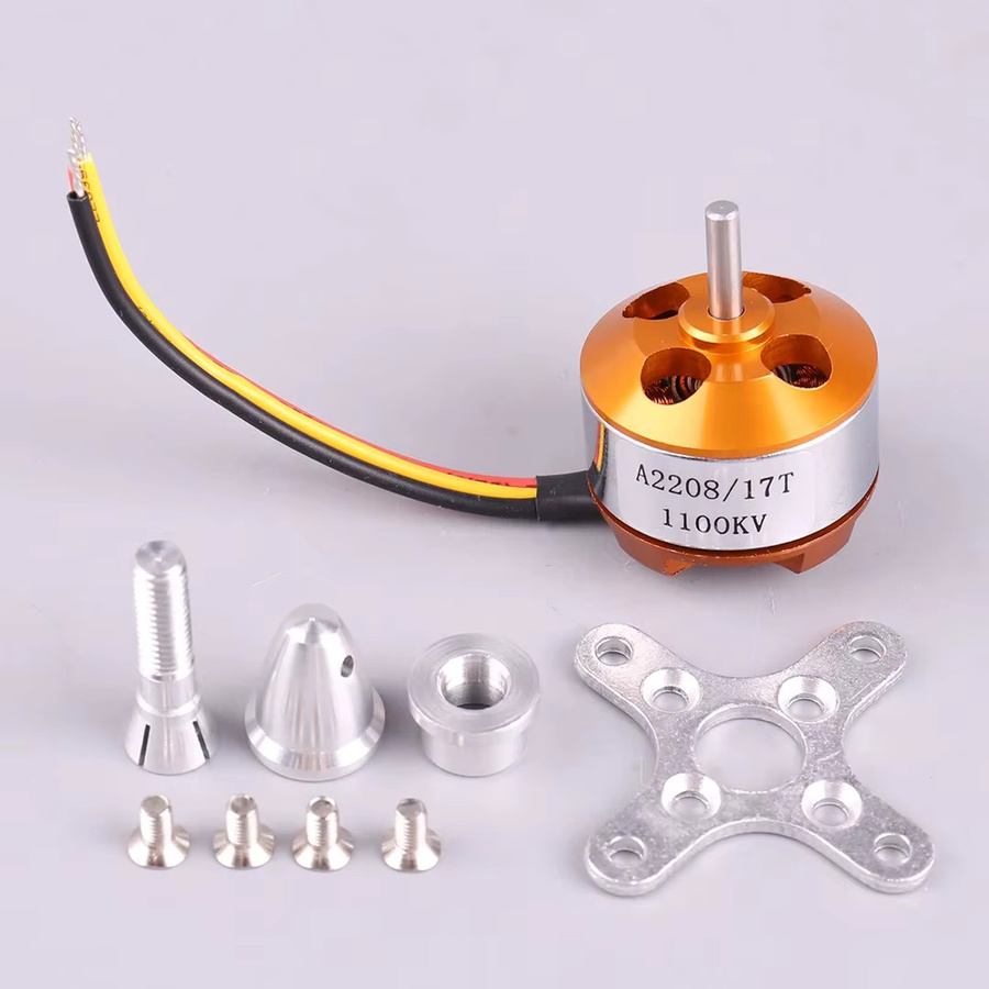 stemedu Bürstenloser Motor A2208 2208, Metall, Bunt / Mehrfarbig - Bild 2