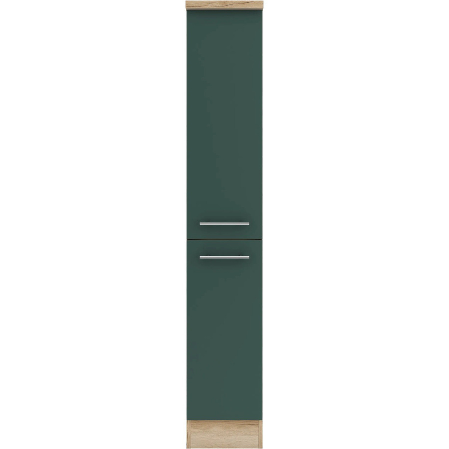 OPTIFIT Savona405 Küchen-Apothekerschrank in Steingrün mit modernem Design und melaminbeschichteter Oberfläche, Breite: 30 cm - Bild 2