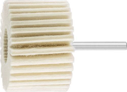 PFERD FLS Filzlamellenstift für universelle Polierarbeiten, Durchmesser: 60 mm, Schaft-Durchmesser: 6 mm, Farbe: Weiß - Bild 1