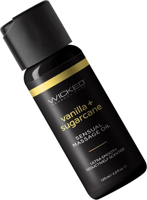 Wicked Sensual Massage Oil Vanilla Sugarcane, 120 ml, Unisex - Bild 1