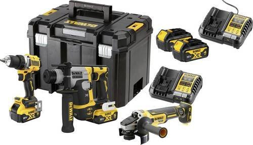 DeWalt Akku-Bohrschrauber Set in Gelb mit 2 Akkus und Akku-Kit - Bild 1