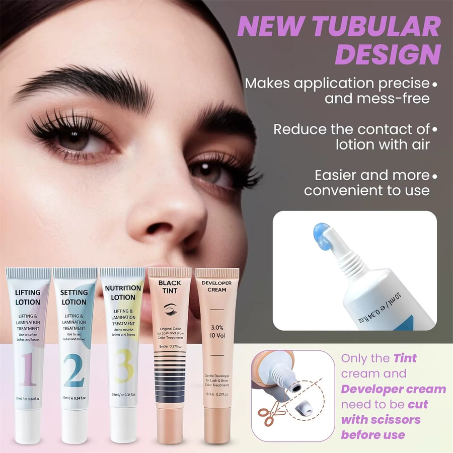 PERMANIA Lash Lift und Black Kit, Brow Lamination Kit - Bild 2
