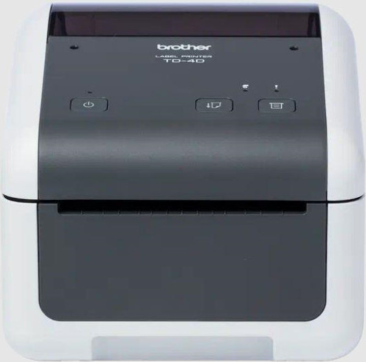 Brother TD-4210D Etikettendrucker Thermodirekt 203 dpi USB RS-232 Grau Weiß Schwarz - Bild 1