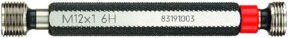Boss Grenzgewindelehrdorn M20x1,5mm ISO-Feingewinde 6H aus Stahl in Schwarz - Bild 1