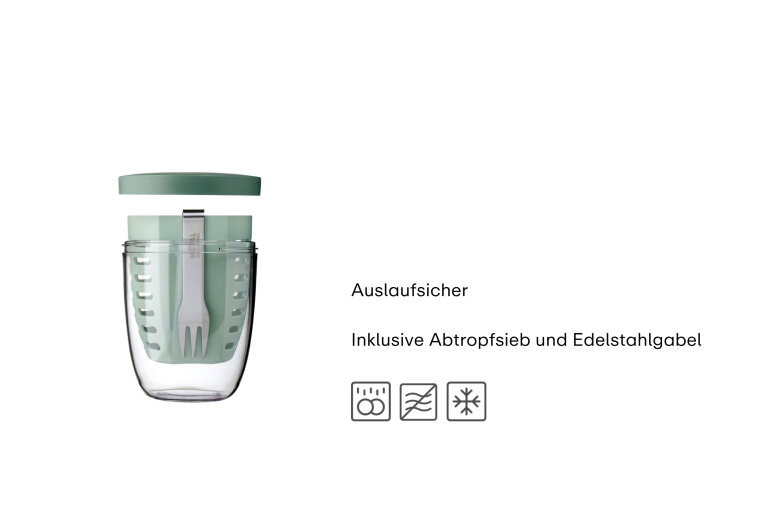 Mepal Fruitpot Ellipse Obstbehälter aus Kunststoff in Gelb - Bild 2
