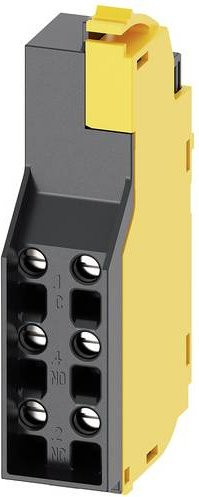 Siemens Meldeschalter 3VA9988-0AB11 Gelb B/H/T: 14 x 56 x 30 mm - Bild 1