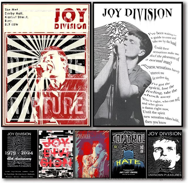 Joy Division Unknown Pleasures Poster aus Papier für dein Zuhause - Bild 1