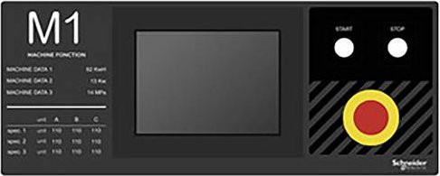 Schneider Electric ZBYLEG502001 Einlegeschild Schwarz - Bild 1
