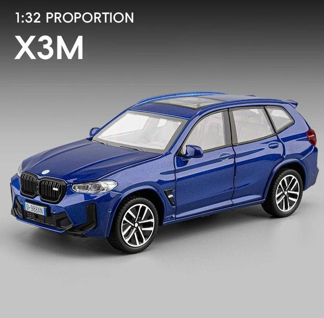 Linyi toy car X3M SUV, Spielzeugauto Modell, 1:32, Metall, mit Licht und Ton, ab 14 Jahren - Bild 1