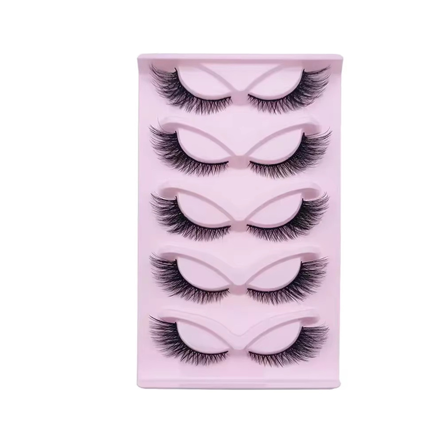 BLL.cf Katzenaugen-Wimpern, Black, 21 mm, 5 Paar, Unisex - Bild 2