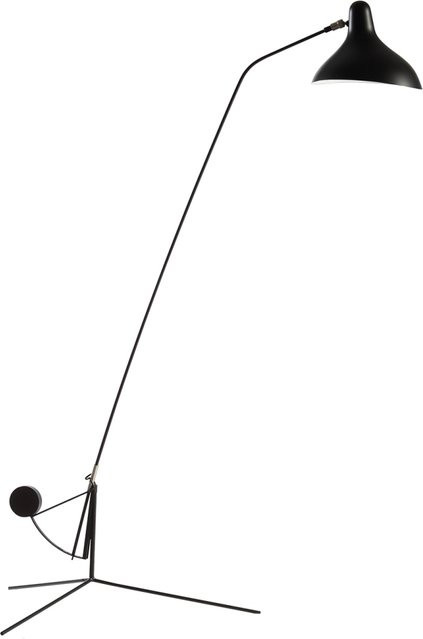 DCWéditions Mantis BS1 Stehleuchte in Schwarz aus Aluminium und Metall - Bild 1