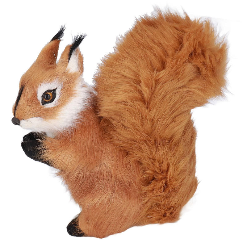 TOMTOP JMS Lebensechtes Eichhörnchen als Gartenornament in Braun - Bild 2
