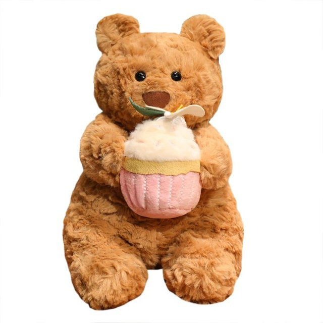Kawaii Heilkuchen Bär Plüschtier, Puppe, Kissen, 20cm, ab 14 Jahren - Bild 1
