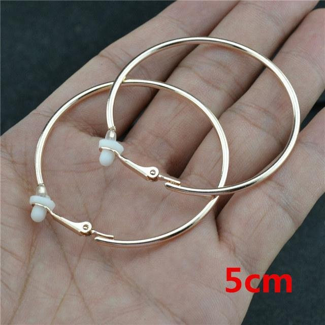 Wucifang Jewelry Ohrclips, Roségold, Zinklegierung, Damen - Bild 1