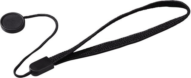 Hama Objektivdeckel-Halter G mit Gummischlaufe in Schwarz - Bild 1