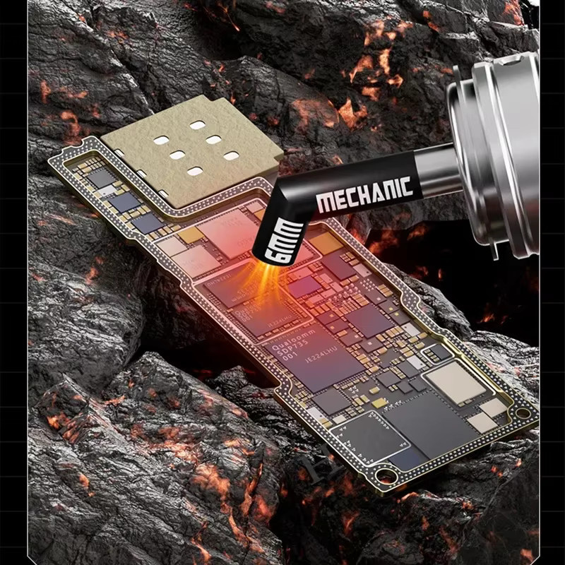Mechaniker DIAGONAL Heißluftdüse schräg für Heißluftpistolen der Serie 81, 5, 6, 8, 10, 12 mm für gleichmäßiges Heizen - Bild 4