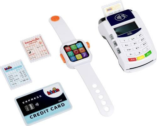 Theo Klein 7276 PoS Terminal und Smart Watch, interaktives Spielzeug, mit Licht und Sound, ab 3 Jahren - Bild 1